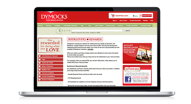Dymocks Booklover Loyalty Program