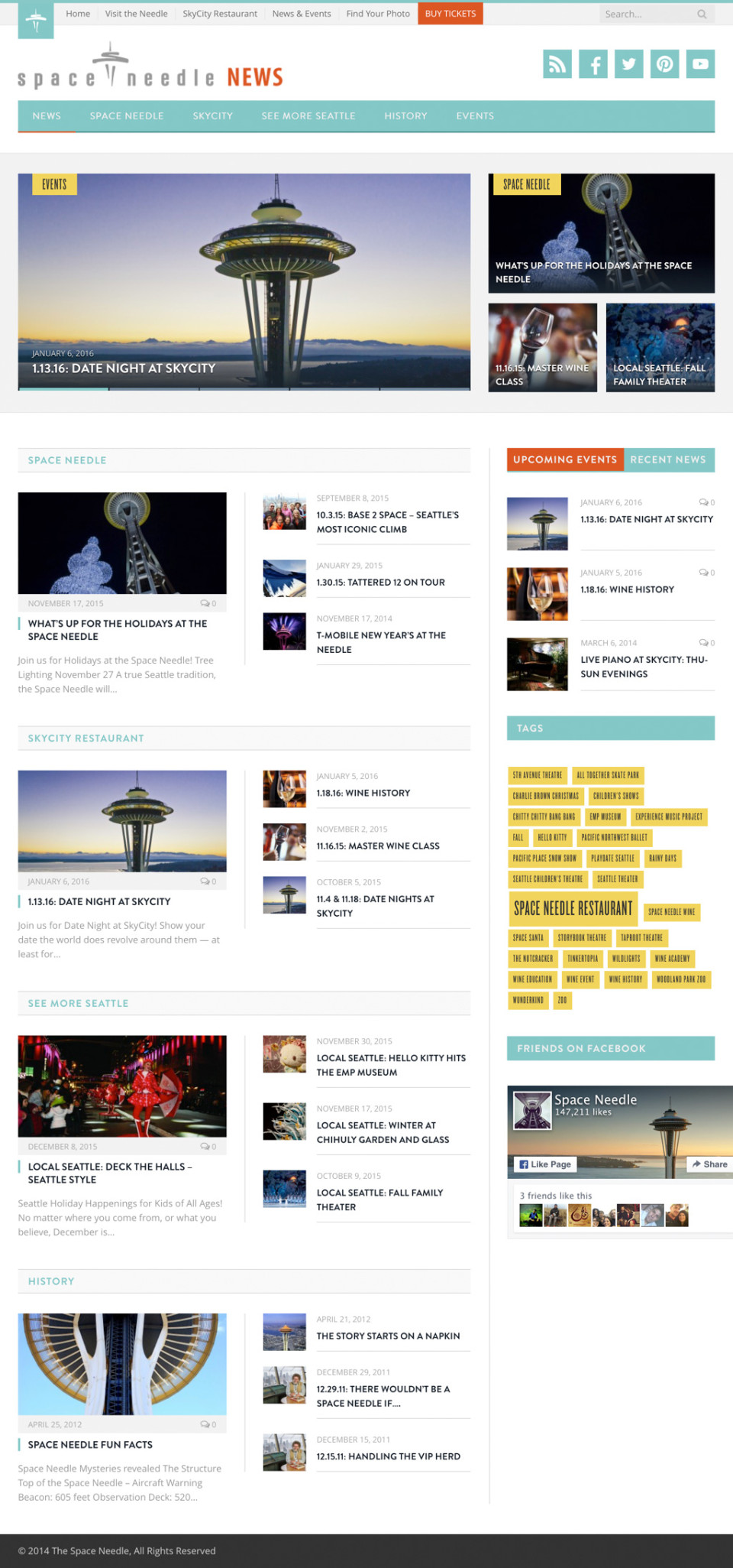 Space Needle News Homepage