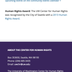 Center for Human Rights - Mobile example