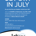 Newspaper advertisement for Athena Women's Health