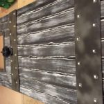 2016 Halloween door laid out on the floor